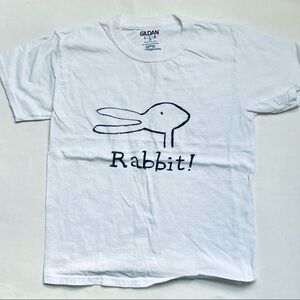 Custom Duck! Rabbit! Picture Book Cotton Tee Shirt Small
